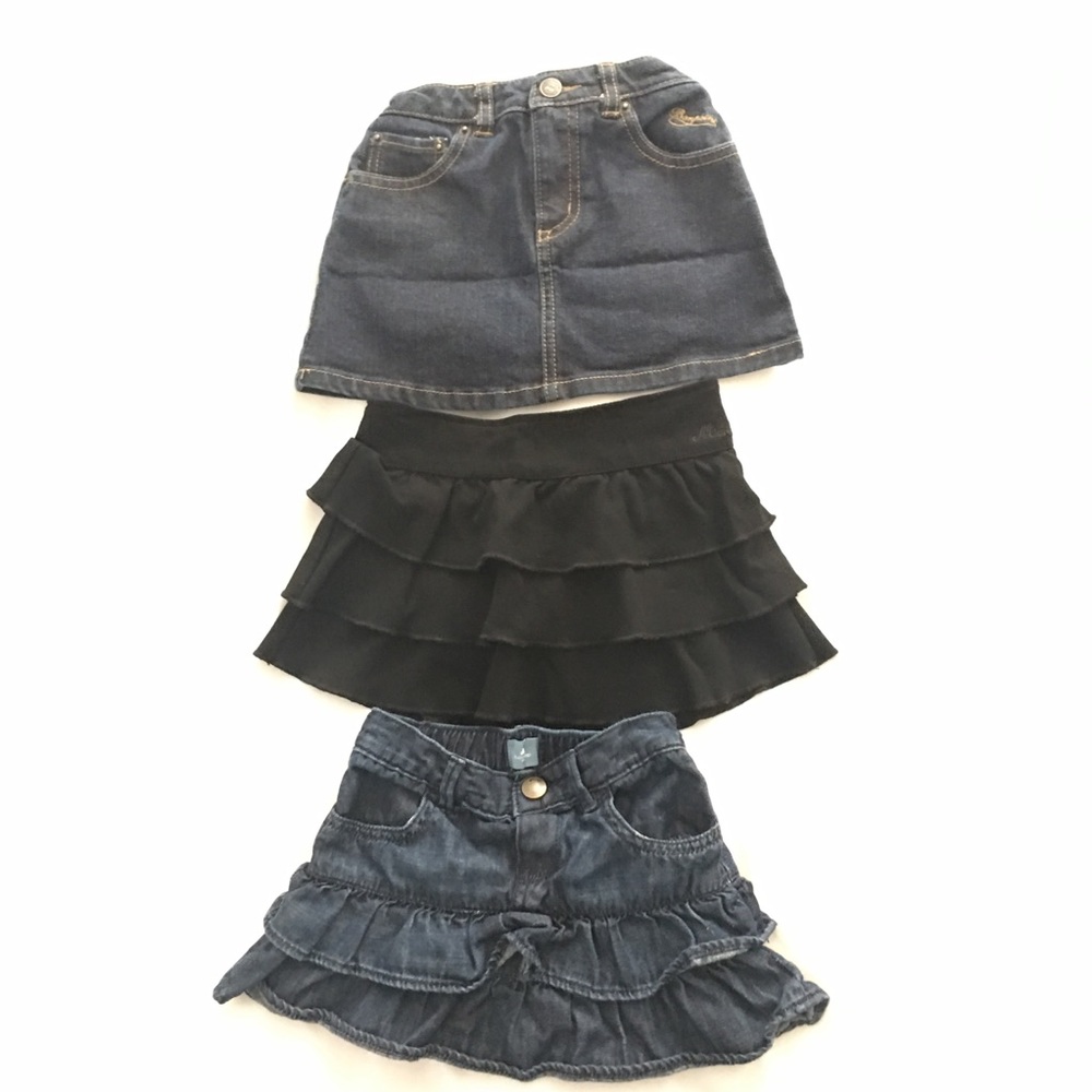 Toddler Girl 4T Skirt Bundle